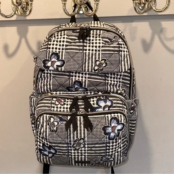 Vera Bradley Bedford Plaid Baby Bag Backpack in Performance Twill - Picture 16 of 16